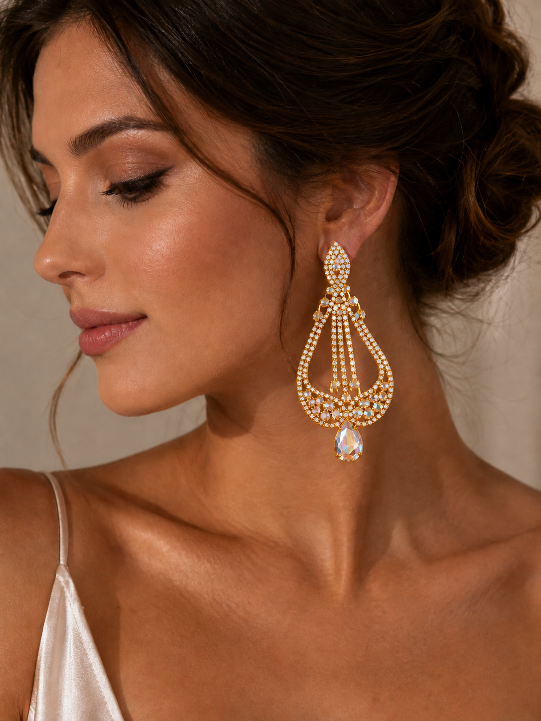 Dazzle Royale Crystal Drop Earrings