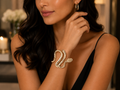 Serpent Luxe Statement Cuff