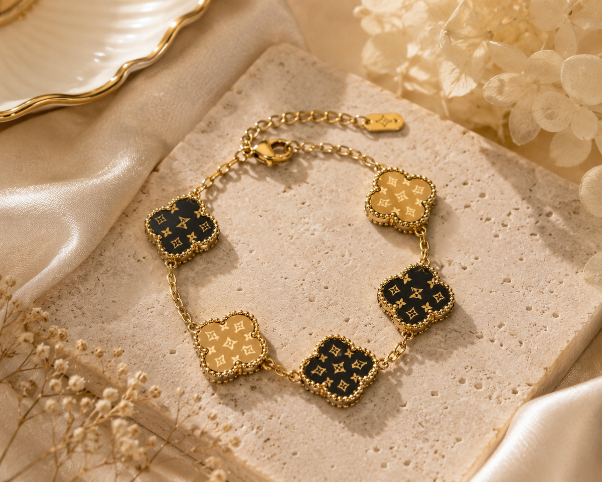 Gold Clover Luxe Bracelet