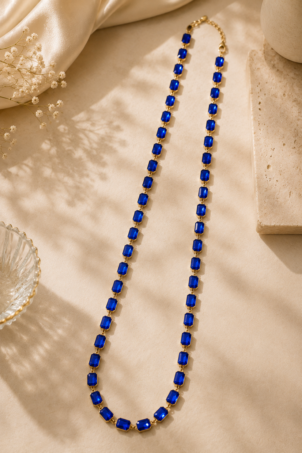 Sapphire Luxe Statement Necklace